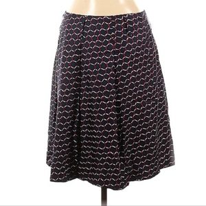 Talbots a-line patterned silk skirt, size 12 petites